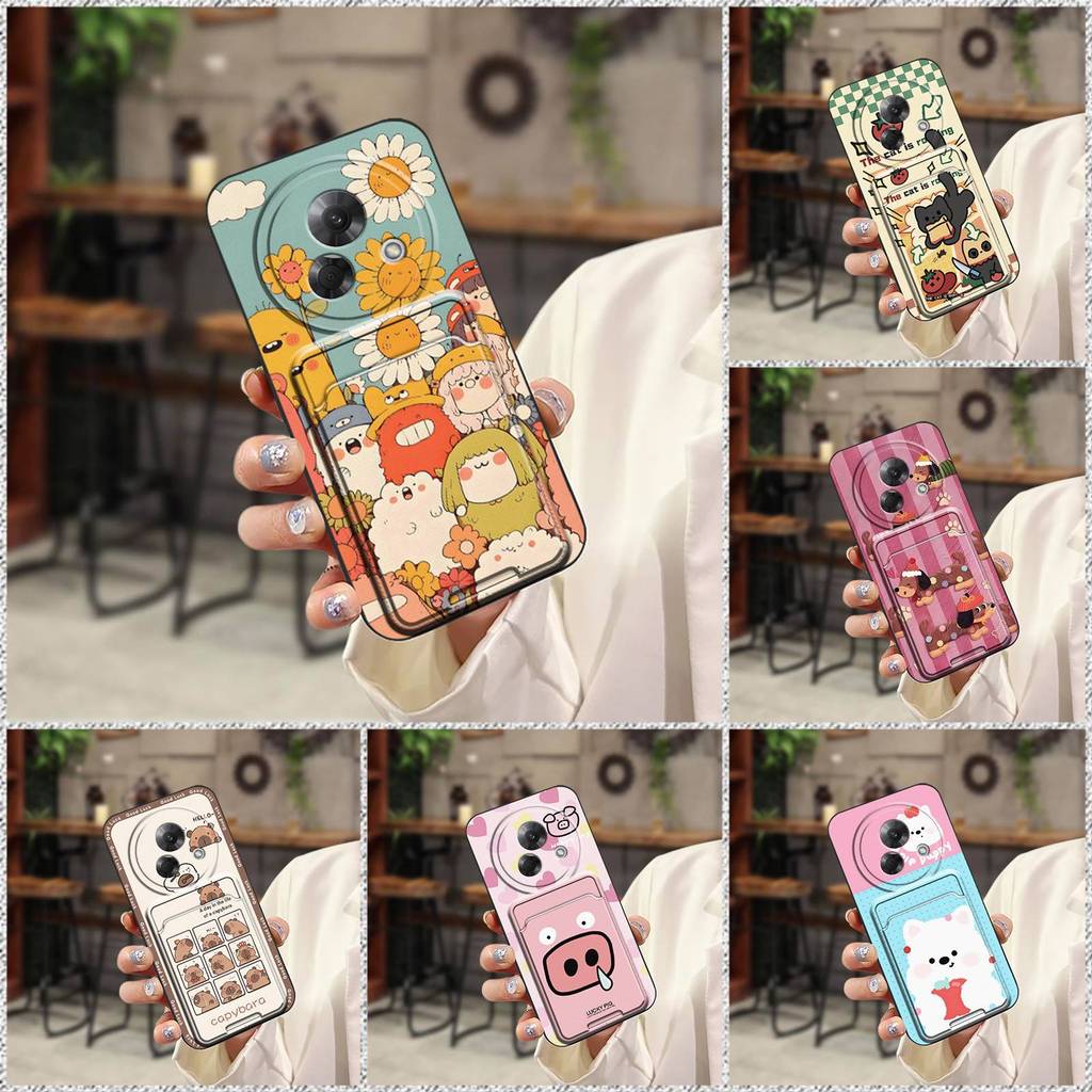 Ốp Lưng TPU Meizu Lucky08, túi đựng thẻ hoạt hình, khe cắm thẻ, bọc toàn bộ, bền, chống va đập