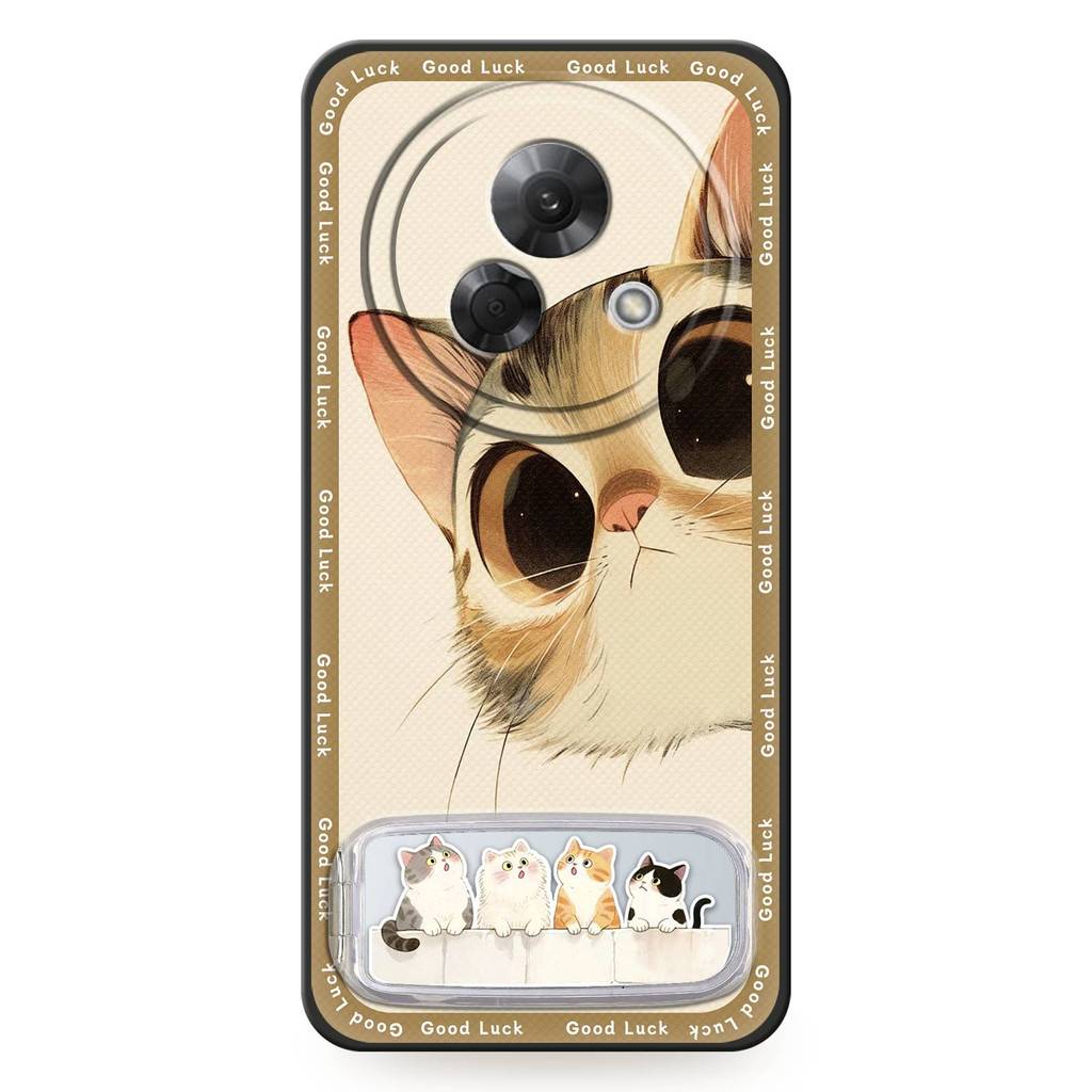 Ba Chiều Chân Đế Ốp lưng Meizu Lucky08 Chống Va Đập Túi Điện Thoại Hoạt Hình Sang Trọng Mềm Giá Đỡ Điện Thoại Thiết Kế Thời Trang Bền Chống Bụi Ốp Lưng Bọc Toàn Bộ TPU Dễ Thương