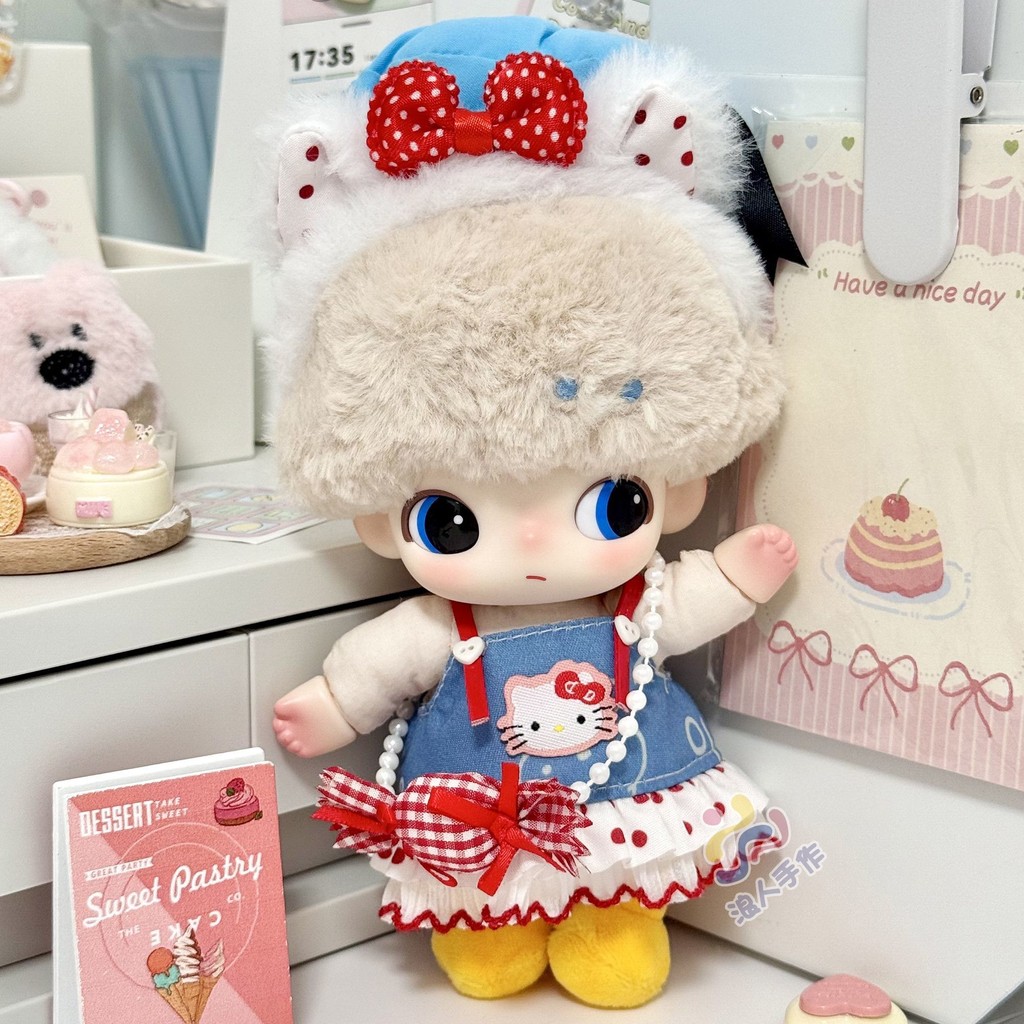 10 / 15cm Quần Áo Trẻ Em 10cm Quần Áo Búp Bê Cotton Một Hai Thế Hệ 17cm labububububububucu Quần Áo 4.3
