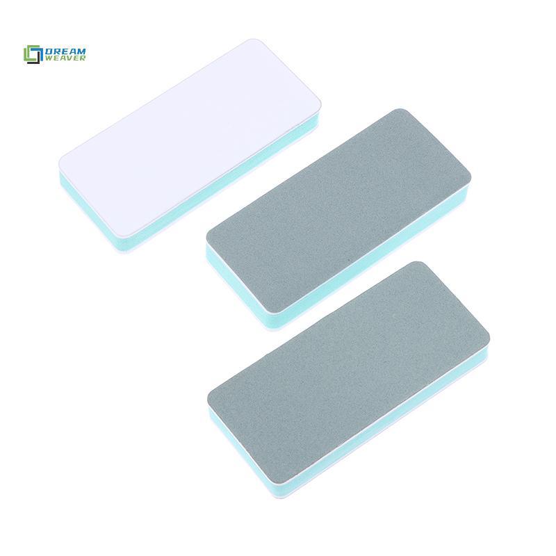[Dream Weaver] 5 Miếng bọt biển chà nhám hai mặt 600 # & 3000 #Grit Áo chà nhám tay đa chức năng có thể tái sử dụng cho dây đeo đồng hồ Đánh bóng móng tay mới