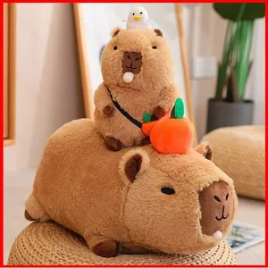BH2 40cm Dễ Thương Capybara Sang Trọng Búp Bê Quà Tặng Cho Bé Gái Ném Gối Trang Trí Nhà Thổi Bong Bóng Đồ Chơi Nhồi Bông Cho Trẻ Em HB2
