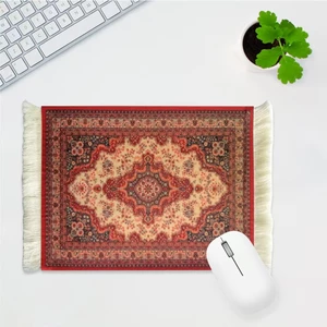 miếng lót chuột hình thảm ba tư cổ điển lót ly thảm trải bàn chống trượt trang trí bàn làm việc vintage cao cấp sang trọng
