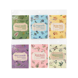 JIANWU Thực Vật Vải Sách Series Hoa Vintage Phong Cảnh Chất Liệu Cắt Dán Thêu Sò Nhãn Dán Sáng Tạo DIY Tạp Chí Văn Phòng Phẩm