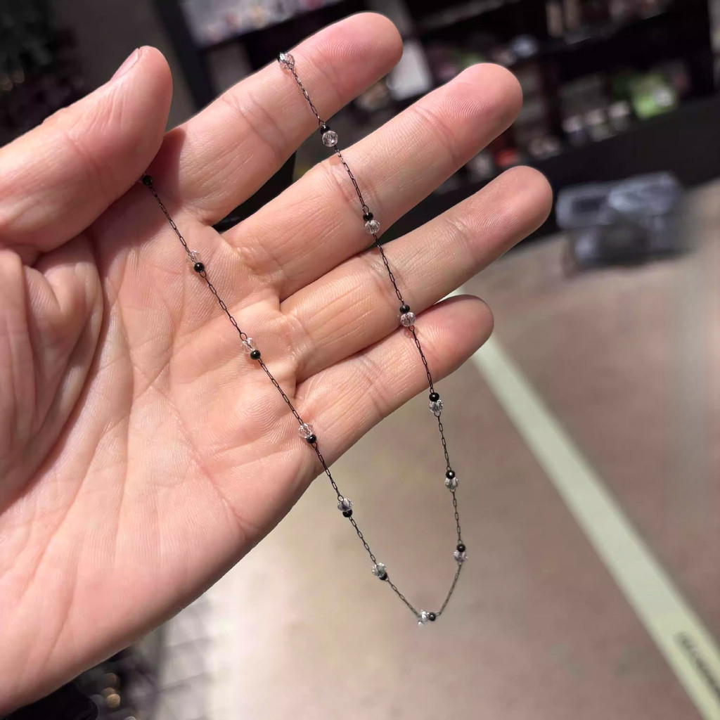 Dây chuyền pha lê thời trang Hàn Quốc, cá tính và lạnh lùng