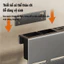 Kệ Treo Tường Đa Năng Đựng Dao, Thớt, Đũa, Muỗng – Chất Liệu Thép Carbon, Có 2 Cách Lắp Đặt, Dễ Dàng Treo Gọn Bếp