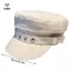 Mũ nồi nữ cotton du lưỡi phong cách hải quân Hàn Quốc retro, phù hợp cho họa sĩ mặc xuân thu đông