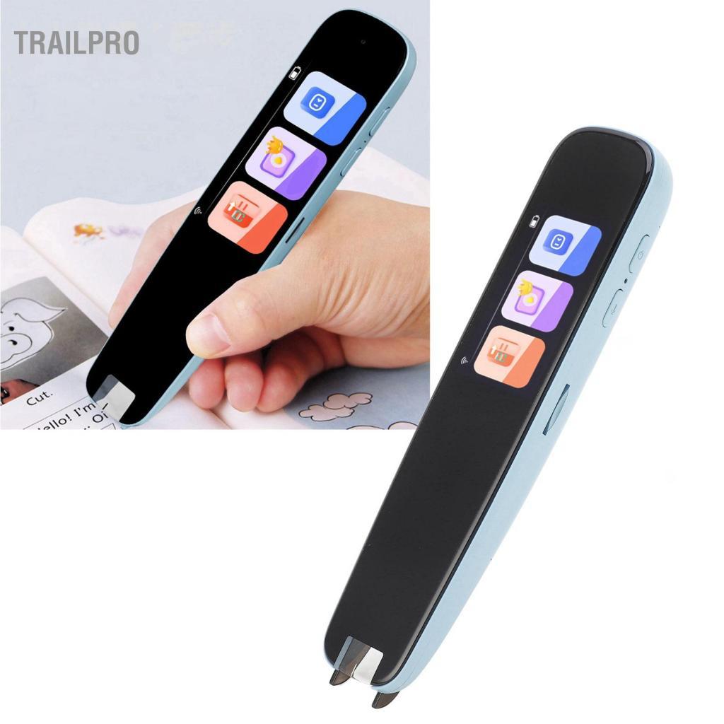 TrailPro Bút quét dịch Garosa Máy quét thông minh di động Trình dịch ngôn ngữ Điểm thời gian thực để đọc Từ điển điện tử Pin 650mAh Sạc loại C Lưu trữ 64RAM