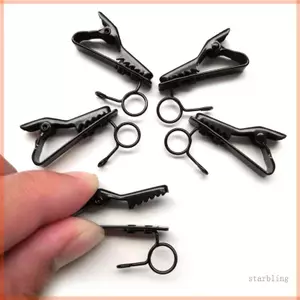 Ngôi Sao 5 Bộ Micro Kẹp Lavalier Túi Kẹp Micro Kim Loại Kẹp