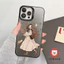 Ốp Lưng iPhone Cô Gái Tóc Nâu IMD Nhám, Chống Sốc, Bảo Vệ Camera - iP 7/8/X/XS/11/12/13/14/15/16/17/Plus/Pro/Max/Air