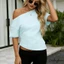 Áo thun nữ tay ngắn một vai Slim Fit mùa hè