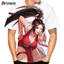 Mới King Of Fighters 3D Tee Nam Mùa Hè - Áo Tay Ngắn Thoáng Mát