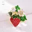 Corsage từ dâu thổ cẩm sang trọng dành cho tiệc cưới - Quà tặng tinh tế