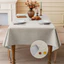 XYLJJ14 Vải Lanh Cotton Ba Chống Khăn Trải Bàn Chống Thấm Nước Chống Bụi Màu Trơn Ghế Bàn Mới Phong Cách Trung Hoa Hình Chữ Nhật Khăn Trải Bàn Bàn Cà Phê Ăn Một Mảnh Lô Hàng