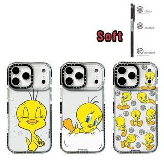 Ốp Điện Thoại Mềm Vịt Hoa Cho iPhone 17 Pro Max 16 Plus 15 14 13 12 11 Vỏ Bảo Vệ Chống Sốc