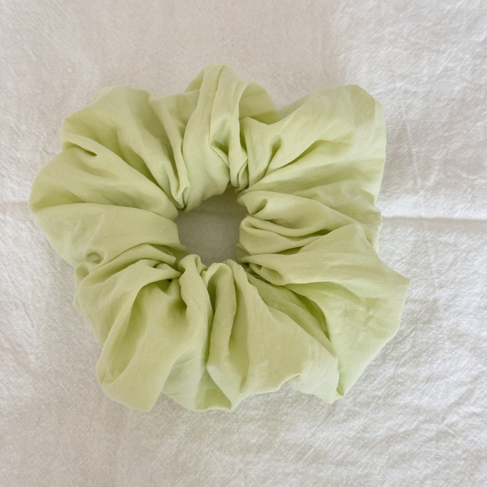 Hululu Scrunchy Kẻ Sọc Bóng Dây, Phù Hợp Đi Chơi Phong Cách Preppy