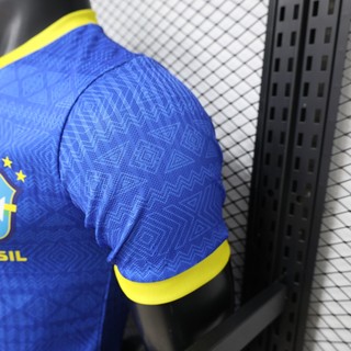 Áo đấu máy nghe nhạc phiên bản đặc biệt của Brazil 2026 – Cá nhân hóa với tên và số của bạn, Vải thoáng khí cao cấp, Có sẵn S – 2XL