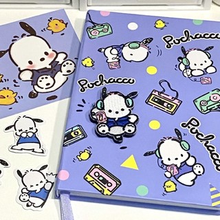 Sổ tay Sanrio Limited Pacha Dog Notebook Sổ tay hình trái tim cô gái có giá trị cao Sổ tay dễ thương-    20260410