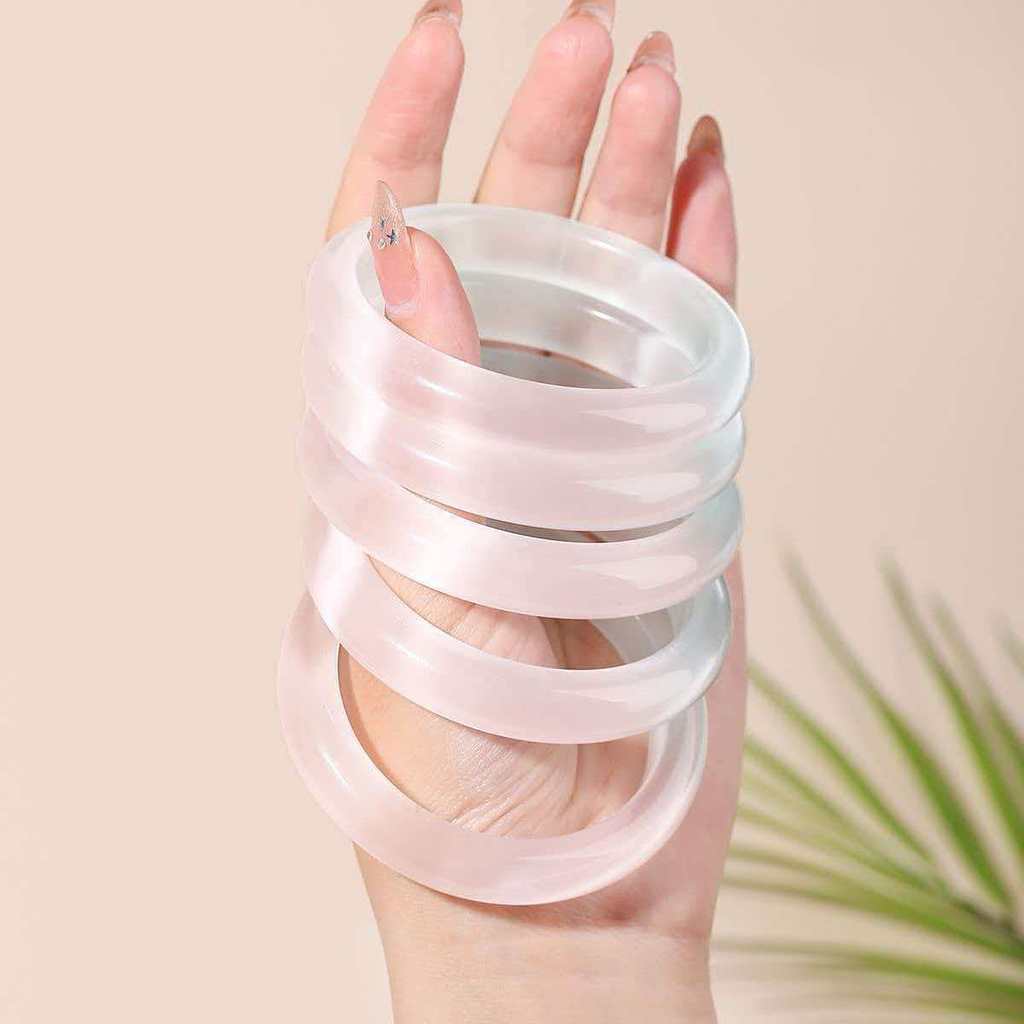 Vòng tay đá mắt mèo gradient thanh lịch với cảm giác tinh tế