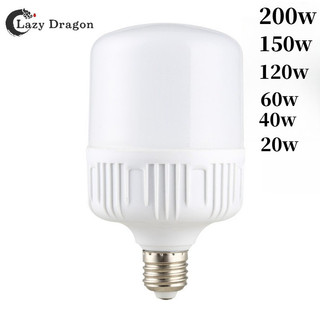 Đèn LED Bóng Đèn Không Nhấp Nháy 10w 20w 30w 40w 50w 60w 120w 150w 200w E27 220V Lampada Đèn LED Cho Phòng Khách Hành Lang Đèn Nhà