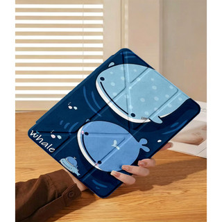 whale Ốp bảo vệ gập chữ Y cho iPad cho Air 4/5/6/7/8 M3 M5 iPad Gen 11 A16, Pro 11 M4  Chống sốc