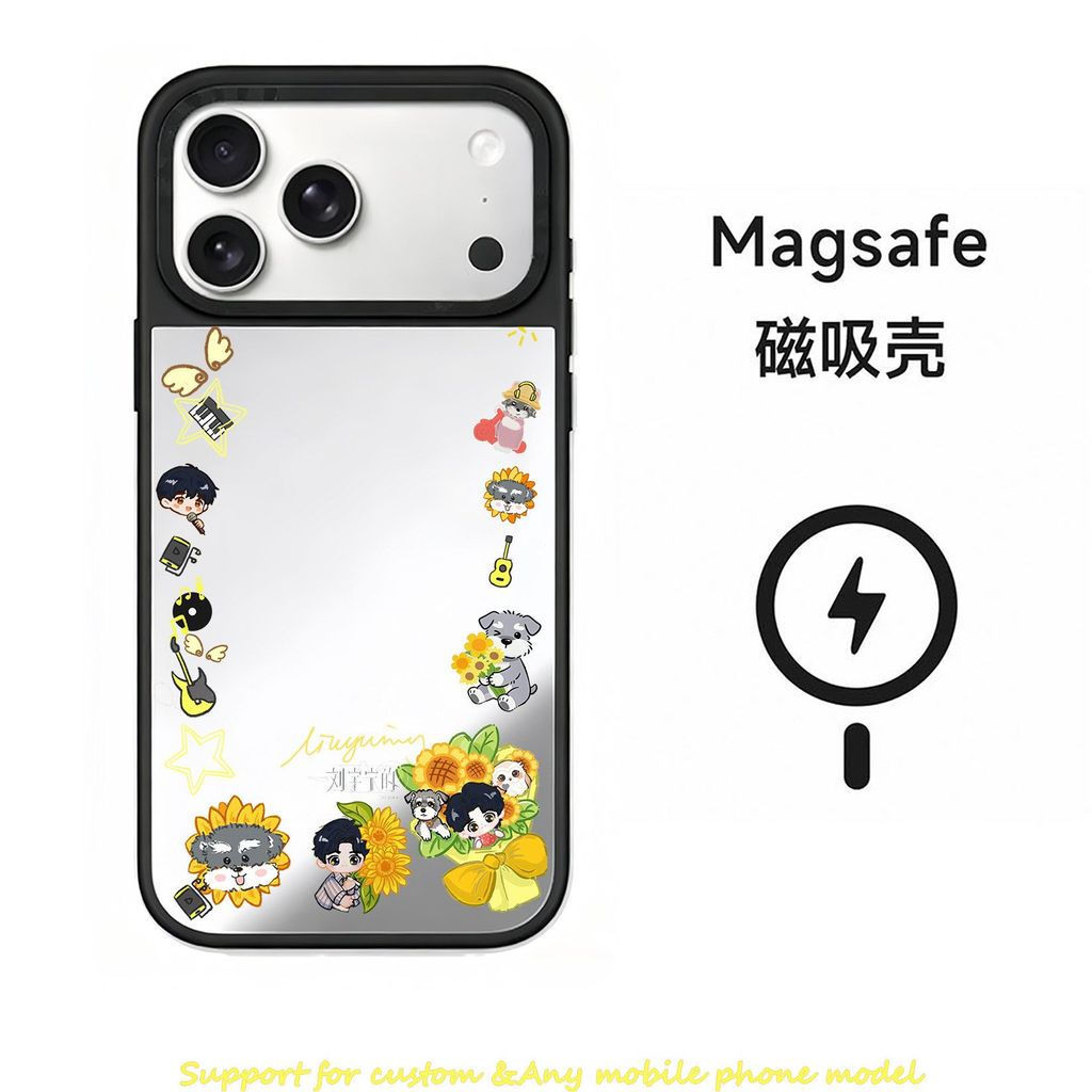 2026 Mới Nhất Liu Yuning Hỗ Trợ Hàng Hóa Ning Xiaokui Gương Điện Thoại Mofan Cùng Phong Cách Cho Iphone 17 16 15 14 Pro Max 13 12 Mini 11 Pro X XS XR 8 7 6 Plus Sự Kiện