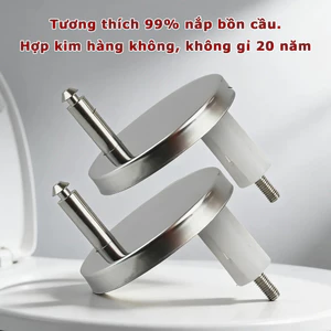 Phụ kiện ghế vệ sinh VN Vít cố định, Phụ tùng chân QQ, Chất liệu thép không gỉ, Chống rỉ sét, Độ bền cao, Lắp đặt dễ dàng, Thích hợp cho mọi loại nhà vệ sinh, Không khoan, Tiết kiệm thời gian, Sử dụng cho phòng tắm [COD]