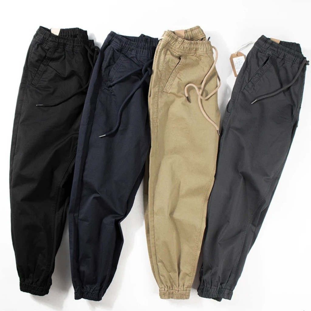 Quần Jogger Kaki - JG1 Cạp Chun, Jogger Kaki Nam Cao Cấp Chuẩn Hàng Xuất Khẩu