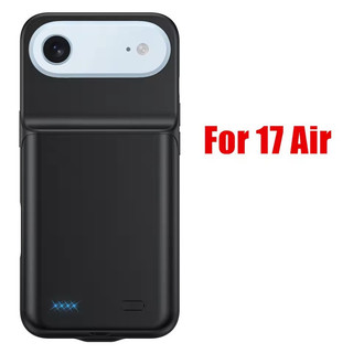 JLK Powerbank Cover Cho iPhone 17 16 Pro Max 17Air 16 Plus 16e 17e 15 14 13 12 11 SE 2022 7 / 8 Vỏ Pin Ngoài Sạc Di Động Power Bank Case