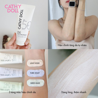 Kem Lót Trang Điểm Chống Nắng Dành Cho Body Cathy Doll Cc Body Sun Primer SPF50+ PA++++ 140ml
