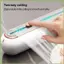 Dụng cụ cắt trượt bọc Cling Wrap để đóng gói thực phẩm Tiết kiệm không gian Từ tính Cling Wrap Dispenser Cutter cho gelhvn