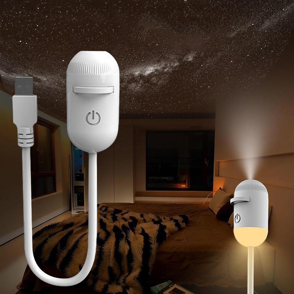 Máy chiếu sao có thể sạc lại USB, Máy chiếu đèn ngủ Galaxy Sky, Đèn trang trí xung quanh LED
