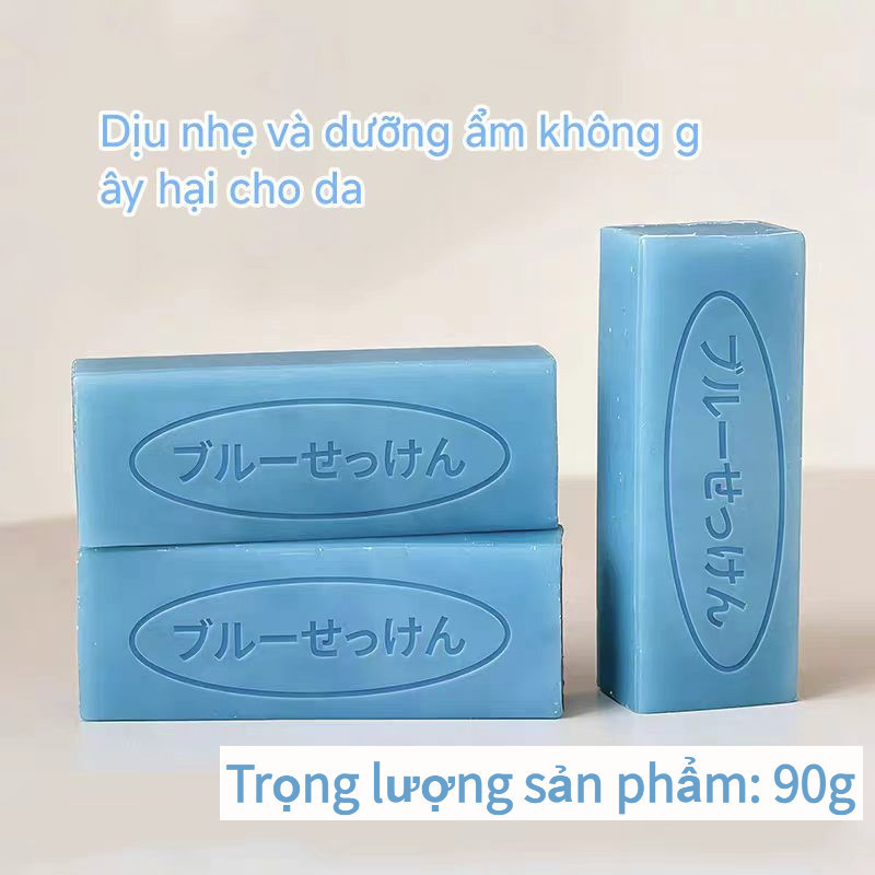 【COD】Xà phòng giặt cổ áo màu xanh nội địa Nhật Bản, chất liệu an toàn, tẩy sạch vết bẩn cứng đầu mà không hại vải.