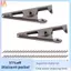 100 CÁI Kẹp cá sấu kim loại Mini 1.06IN / 27mm, Kẹp cá sấu Dây thử nghiệm mạ màu bạc Kẹp lò xo.