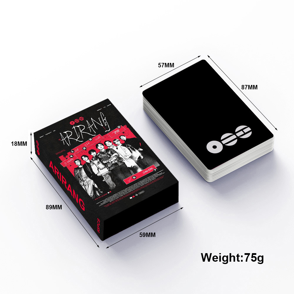 LINXX 55 CÁI ARIRANG B-TS Kpop Fan Quà tặng Lomo Cards Hình ba chiều Hình ba chiều Thần tượng Bộ thẻ ảnh Bộ sưu tập Album Hàng hóa Ngày lễ Hiện tại Nhóm bé trai Hàn Quốc