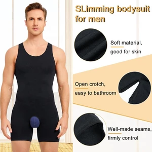 Bộ định hình cơ thể corset boxer dành cho nam, phù hợp body_plus_size