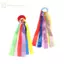 Ge Trẻ Em Cổ Tay Ruy Băng Đội Thể Thao Pompom Cổ Vũ Trận Đấu Lớn Pom Club Đạo Cụ Khiêu Vũ Vòng Tay Đàn Hồi Với Dây Đàn Hồi n