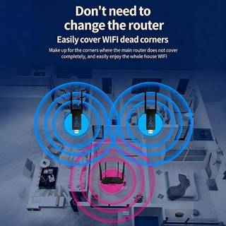 Any2Get5% kích sóng wifi bộ kích sóng wifi cho văn phòng gia đình lớn Bảo hiểm không dây mạnh mẽ