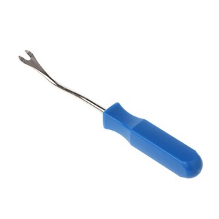 Bộ dụng cụ nạy chốt ốp cửa ô tô tuốc nơ vít cạy màu xanh 4 inch Móng tay loại bỏ،Tháo kẹp, kìm nhựa