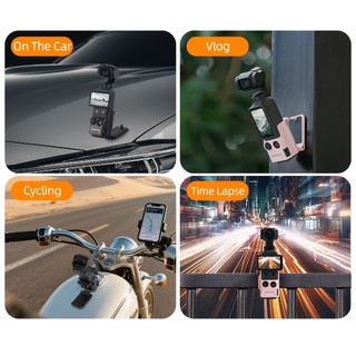 Dành Cho DJI Osmo Pocket4 Giá Đỡ Từ Tính Góc Đế Có Thể Điều Chỉnh Đa Chức Năng Để Bàn Đế vlog Cầm Tay Pocket4 Phụ Kiện Máy Ảnh Thể Thao