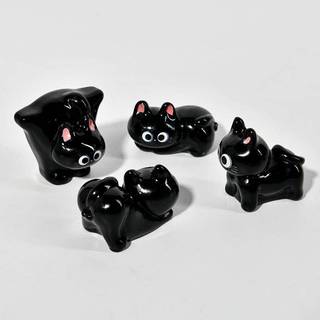 LJF 1 / 6 Cái Dễ Thương Mèo Con Để Bàn Trang Trí Phòng Hình Hoạt Hình Thu Nhỏ Bla Mèo Micro Phong Cảnh Nhựa Đồ Trang Trí Trang Trí Nhà VN