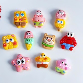 Set Charm Bọt Biển Bikini Bottom Biến Hình Siêu Bựa Cute – SpongeBob, Patrick Và Hội Bạn 10 Món Dễ Thương