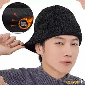 Mũ dệt kim CHEESELY - Beanie thời trang và mũ thể thao lót nhung, giữ ấm tốt, phù hợp cho nam giới dùng ngoài trời