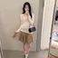 Milyfashion Màu Cà Phê Phong Cách Mới Chấm Bi Chữ a Thiết Kế Váy Niche Phiên Bản Hàn Quốc Cao Cấp Ôm Hơn Nhìn Ngọt Ngào Váy Ngắn B2CL
