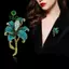 Trâm cài hoa Lily đính đá cổ điển - Phụ kiện thời trang cho nữ, phù hợp làm quà tặng