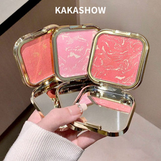 KAKASHOW Phấn má hồng Nướng mềm Sương mù Độ bóng cao Đường viền tự nhiên Mỹ phẩm má hồng