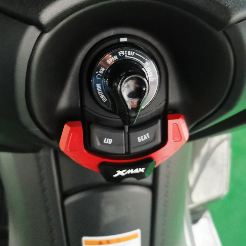 Dành Cho Xe Yamaha XMAX300 XMAX250 Công Tắc Đánh Lửa Bao Khóa Nhôm Bảo Vệ Trang Trí