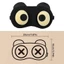 GUSTAVA Plush Sleep, Hoạt Hình Sang Trọng Mắt To Ngủ, Đáng Yêu Thoáng Khí Che Mắt Ngủ Thân Thiện Với Da Giấc Mơ Đêm