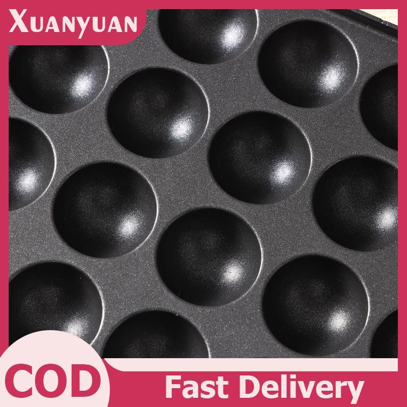 XUAN 28 Lỗ Cấp Thực Phẩm Chống Dính Bạch Tuộc Thịt Viên Nướng Khay, Trứng Chim cút, Bóng Cá, Bánh, Cần Thiết Cho Gia Đình Dã Ngoại Ngoài Trời VN