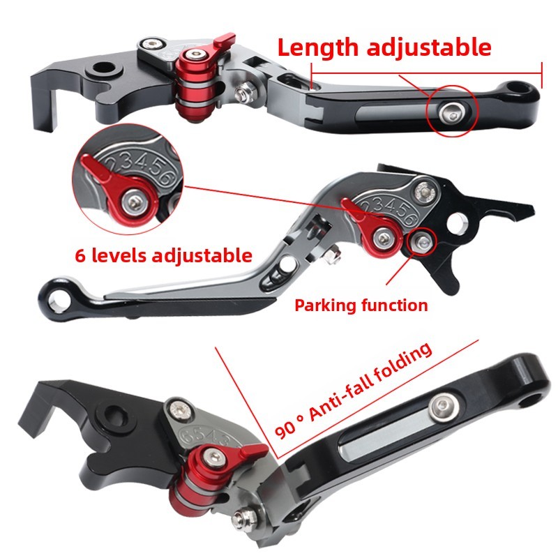 Dành cho Yamaha NMAX 155 Cần phanh đỗ xe có thể điều chỉnh có chức năng phanh tay