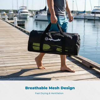 Hilabee Scuba Diving Duffle Bag 60L Dây đeo vai có thể điều chỉnh Túi thiết bị lặn cho bơi lội dưới nước Lướt sóng thể thao ngoài trời